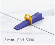 Nivelador Atrim clip 2,0 mm c/logo packs 150 pzas