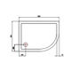 Receptaculo Ferrum semicircular izq 90x120x185 NR2QI B