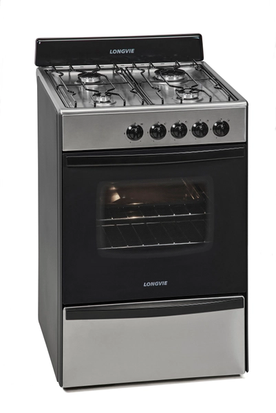 Cocina Longvie con horno acero inox 12331X