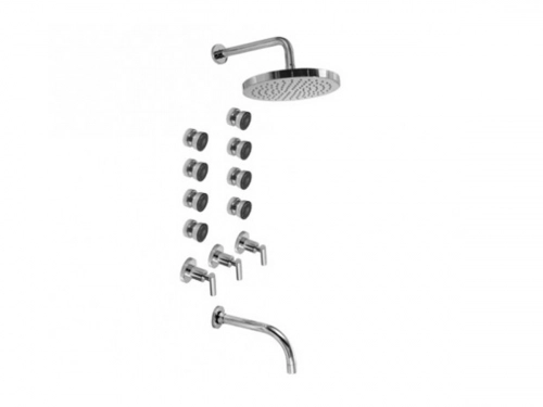 Griferia Baño Hidromet Duchador 3 vias Escosesa Sun 4545