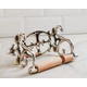 Portarollo Ottone grande Victorian Niquel LV09.3