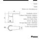 Griferia Piazza Next Bidet c/tranf. 10204 Cromo