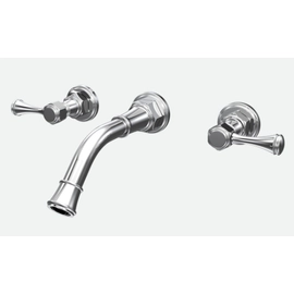 Griferia Lavatorio De Pared Antique Lever Cromo Andez 550.41