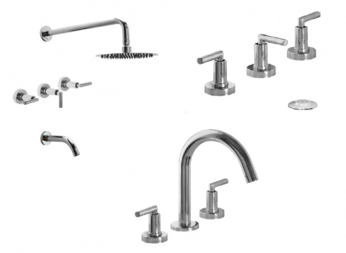 Griferia baño Ultragrif Jagger Lavatorio Ducha Bidet