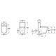 Inodoro Roca in wash smart toilet rimless con depósito y tapa A80306L001