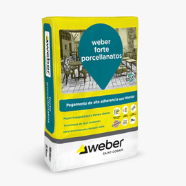 Weber adhesivo forte porcellanato gris 25kg 92-0122