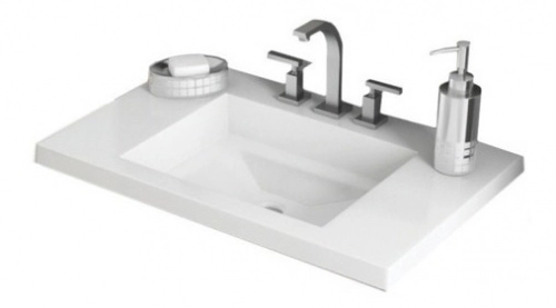 Mesada Schneider Fussion 100Cm de Apoyo Bco Sat