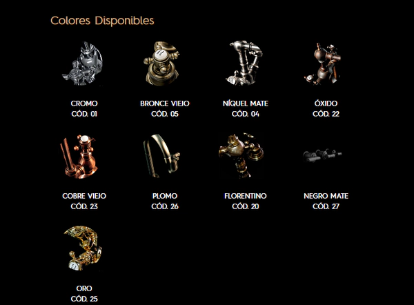 Accesorio de baño Robinet Esponjera abierta cromo