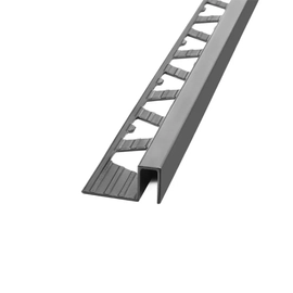 Guardacanto Atrim Quadra aluminio 12x10mm 2,5 mts Grafito 3431