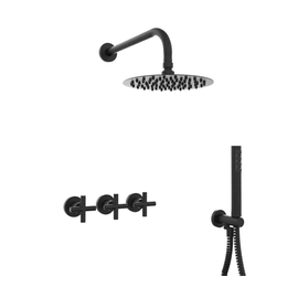 Griferia Hidromet Sun 2Vias c/tr+duch cruz Ng 4563