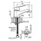 Grifería de lavatorio FV M4 compacta 0181/M4-CR