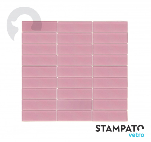 STAMPATO MALLAS (30x30)TIPO SUBWAY ROSA LISO