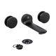 Grifería de lavatorio FV N44 de pared negro 0203/44N-FB