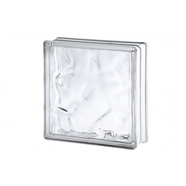 Ladrillo de vidrio Vitroblock Nube incoloro 24x24 714/726