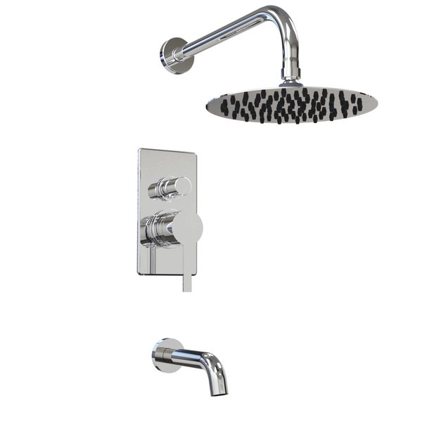 Griferia de ducha Hidromet Storm c/transf cromo 04803CRCR