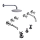 Griferia baño completa Hidromet Triumph Lavatorio Bidet Bañ