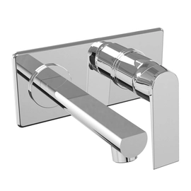 Griferia De Lavatorio Hidromet Raptor Monocomando De Pared Cromo 9480