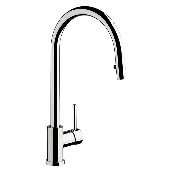 Grifería de cocina FV temple monocomando + rociador 0412.01/87-CR