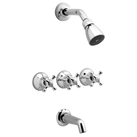 Griferia de ducha c/transf Peirano Cromo Y  80-001