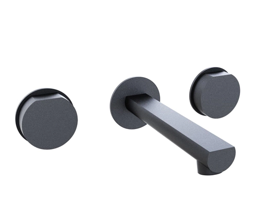 Griferia Hidromet Luxury lavatorio de pared black