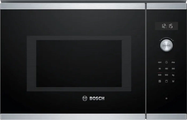 Microondas Bosch empotrable c/grill 60x38 negro
