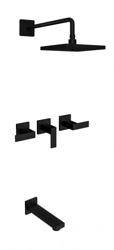 Griferia Piazza Ducha c7trans Emb Negro 21206NE