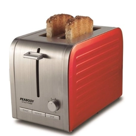Tostador Peabody 2 bahias roja PE-T8127R