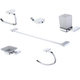 Accesorios de baño Peirano Linea 13000 6 Pzas cr