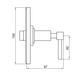 Conjunto decorativo Fv Spa Vista P/Valvula 682/88.0cr