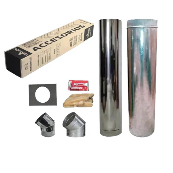 Kit complemento pared enlozado 6 pulgadas Tromen