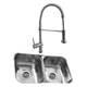 Bacha cocina doble Johnson CC28B + Monocomando Cuina Peirano