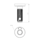 Percha Andez Simple Cross bronce viejo 205.17.1.05.05