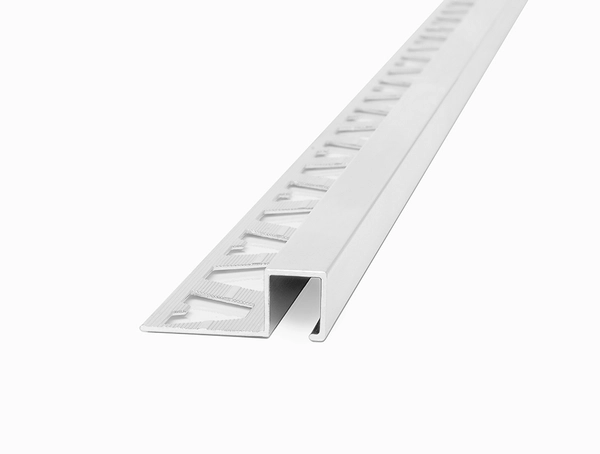 Guardacanto Atrim Quadra Aluminio Perla 12x10mm x 2,5 mts 3432