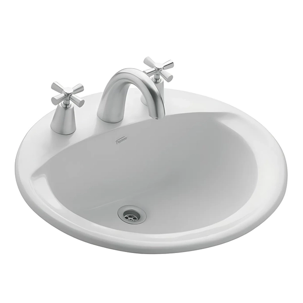 Bacha de lavatorio Ferrum armonica blanca 3AG ARM-BH-135-BL