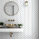 Flat brick bianco Misiones 5x21.5 brillante C3010 1º