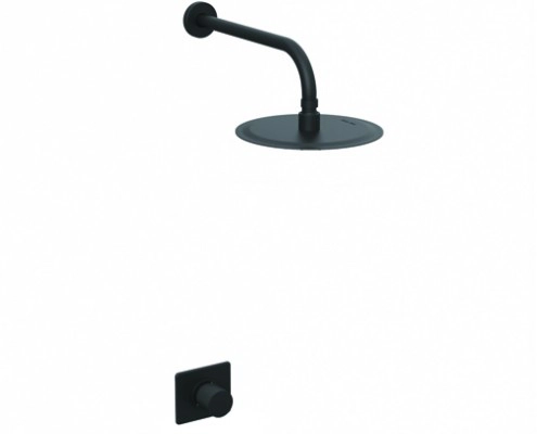 Griferia de ducha Hidromet Texture s/transf black 9804NEGR