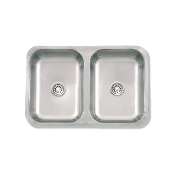 Bacha de cocina Mi Pileta Doble Bajo mesada 57x37x18 104P