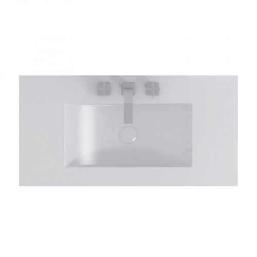 Mesada Ferrum Cadria c/bacha 90cm 1 ag LBX91FCDR-MS-007-BL