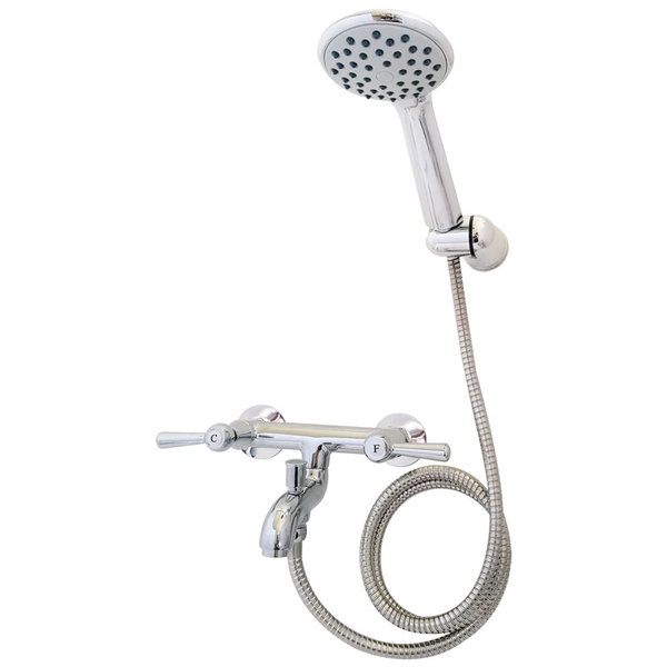 Griferia de ducha Aqualaf Itati exterior c/duchador st lever 2040 CR