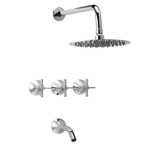 Griferia de ducha c/transf Peirano Teruel 80-154