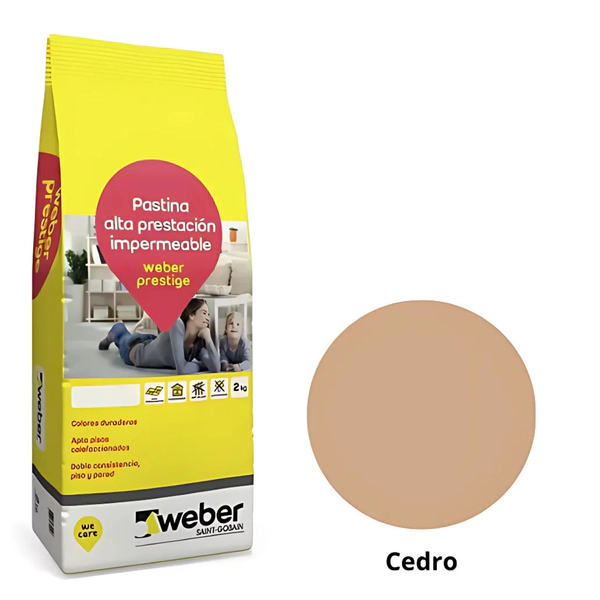 Pastina Weber prestige 2kg cedro 92-1231