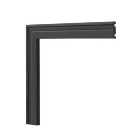 Contramarco Epsilon Line 50 x 15 x 2,44 Negro Mate Atrim 3003E