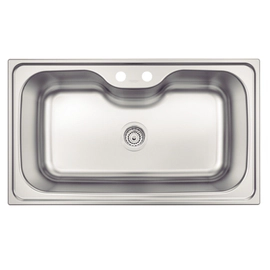 Bacha de cocina Tramontina 86x50x21cm morgana maxi 78fx satinado con accesorios