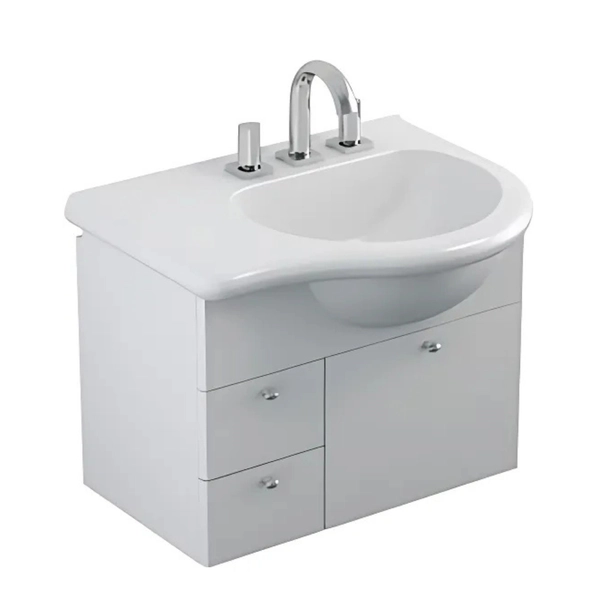 Mueble Ferrum 65 cm avignon de colgar blanco s/mesada AVI-MB-013-BL