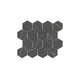 Malla hexagonal Misiones Arabia black RV1022