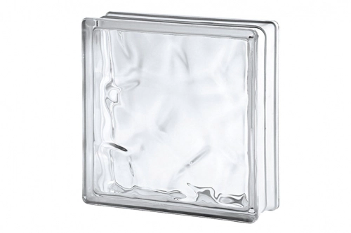 Ladrillo de vidrio Vitroblock Nube incoloro 24x24 714/726