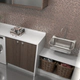 Bacha de lavadero Tramontina 50x40cm hera wall 34L satinado 94401107