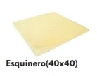 Piso Atermico Lanik 40x40 Esquinero blanco 6209