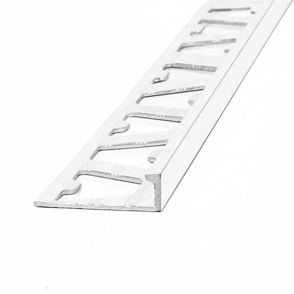 Varilla Atrim "L" aluminio 10mm x 2,5 mts Blanco