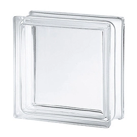 Vitroblock Ladrillo de vidrio 19x19x8 Liso Transparente 501